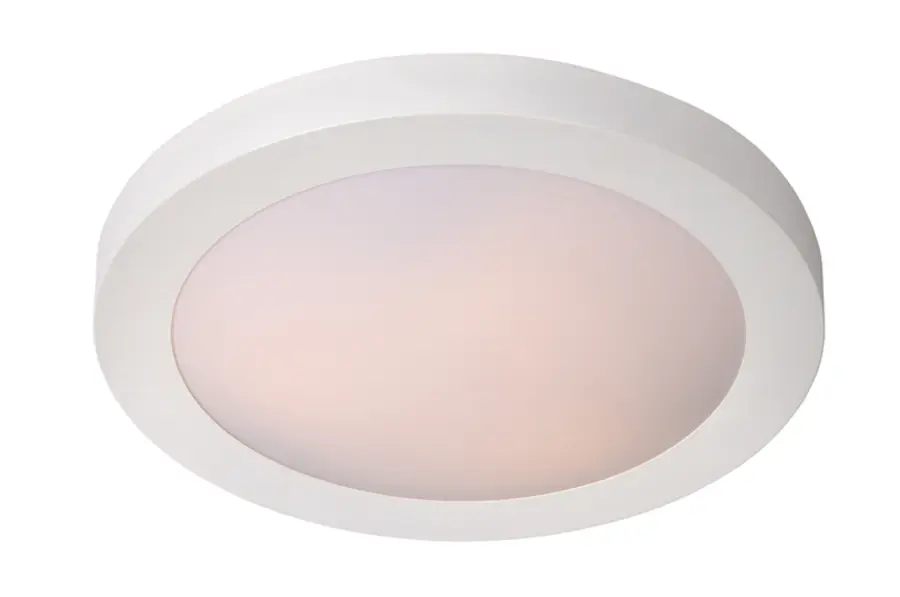 Lucide plafonnière Fresh E27 ø 27 cm wit