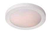 Lucide plafonnière Fresh E27 ø 27 cm wit