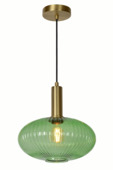 Lucide hanglamp Maloto groen Ø30 cm