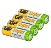 GP AA Batterij alkaline super 1.5V 4 stuks