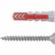 Fischer Universeelplug DuoPower 6x30mm met RVS schroef 4 stuks