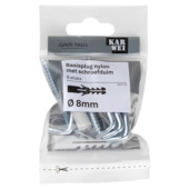 KARWEI Basisplug 8x40mm + duim 5x50mm 6ST