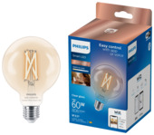 Philips smart LED globe filament E27 60W