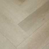 Kleurstaal Le Noir & Blanc click PVC Stretto visgraat beige eiken houtlook