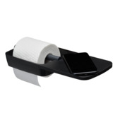 Toiletpapierhouder Met Plank - Houten Opbergplank Voor Telefoon | Handgemaakt In Frankrijk | Touw Design