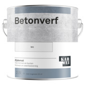 KARWEI betonverf zijdemat wit 2,5 liter