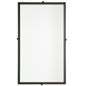 OK vaste raamhor antraciet 100x140 cm