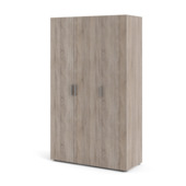 Karwei Kledingkast Pisa 3 deurs truffel 200x118x50 cm aanbieding