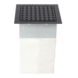 Hydroblob IP15 infiltratieput met zwart rooster 20x20x33 cm 15 L