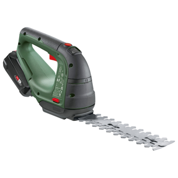 Bosch 18V buxusschaar buxusschaarmes 20 cm en grasschaarmes 10 cm kopen? bosch | Karwei