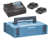 Makita startset 2 x accu BL1020B + lader DC10SA