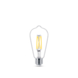 Philips LED edison E27 60W filament helder warmglow dimbaar