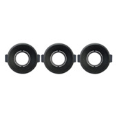 Karwei inbouwspot zwart rond set van 3