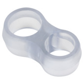 Deurklink buffer PVC 2 stuks