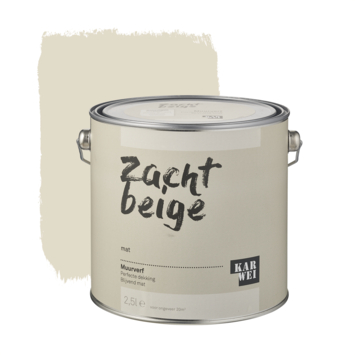 Civic ingenieur fantoom KARWEI muurverf zacht beige mat 2,5 liter kopen? muurverf-kleur | Karwei