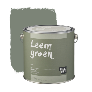 Groen geweer Legende KARWEI muurverf leem groen mat 2,5 liter kopen? muurverf-kleur | Karwei