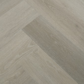 Le Noir & Blanc click PVC Stretto visgraat grijs/bruin eiken houtlook incl. geïntegreerde ondervloer