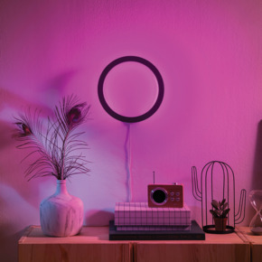 Philips Hue wandlamp Sana zwart - wit en gekleurd licht 20W