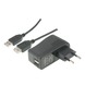 Exin USB-lader zwart 2 m