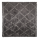 Varamin Vloerkleed Donker Grijs/Wit 35 mm 240x240 cm