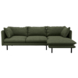 KARWEI Chaise longue Gayle rechts geschuurd warm groen