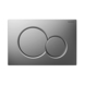 Geberit Sigma 01 bedieningspaneel mat chroom voor inbouwreservoir Systemfix
