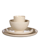 Servies set off white 16-delig