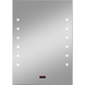 Plieger basic spiegel LED met klok 50 x 70 cm