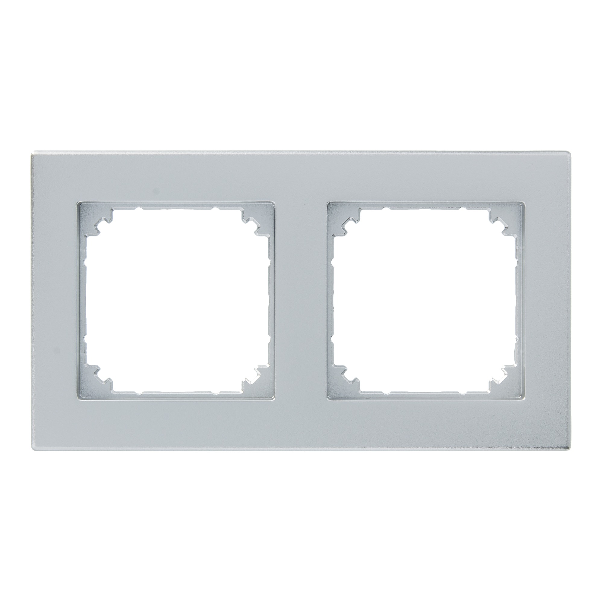 Merten Schneider System M Afdekraam 2 Voudig Aluminium merten kopen in de aanbieding