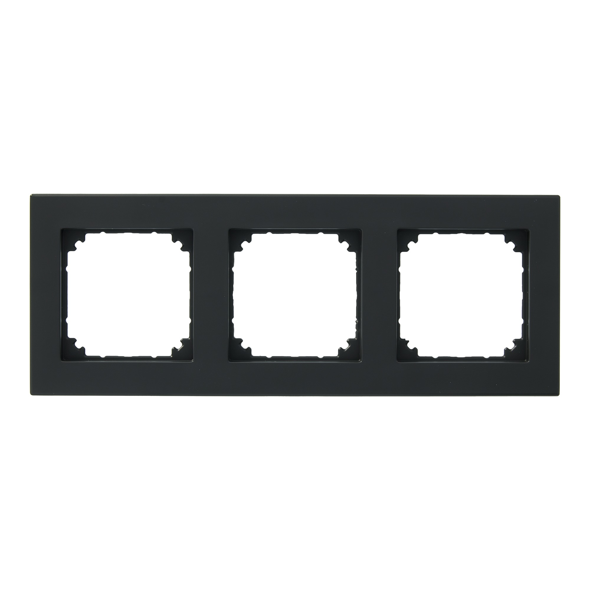 Merten Schneider System M Afdekraam 3 Voudig Antraciet merten kopen in de aanbieding