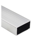 Buis rechthoekig aluminium brut 40x20x2000x1,5mm
