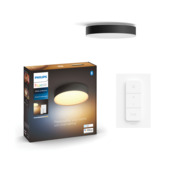 Philips Hue plafonnière Enrave zwart Ø42