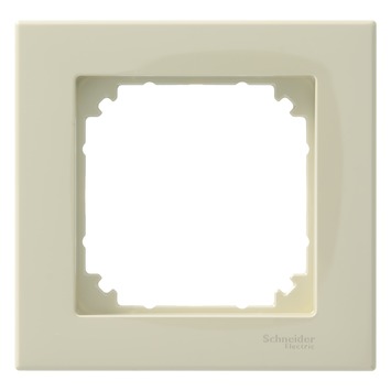 Schneider System-m afdekraam 1-voudig creme
