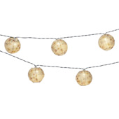 Solar lichtsnoer met bloemen lampionnen