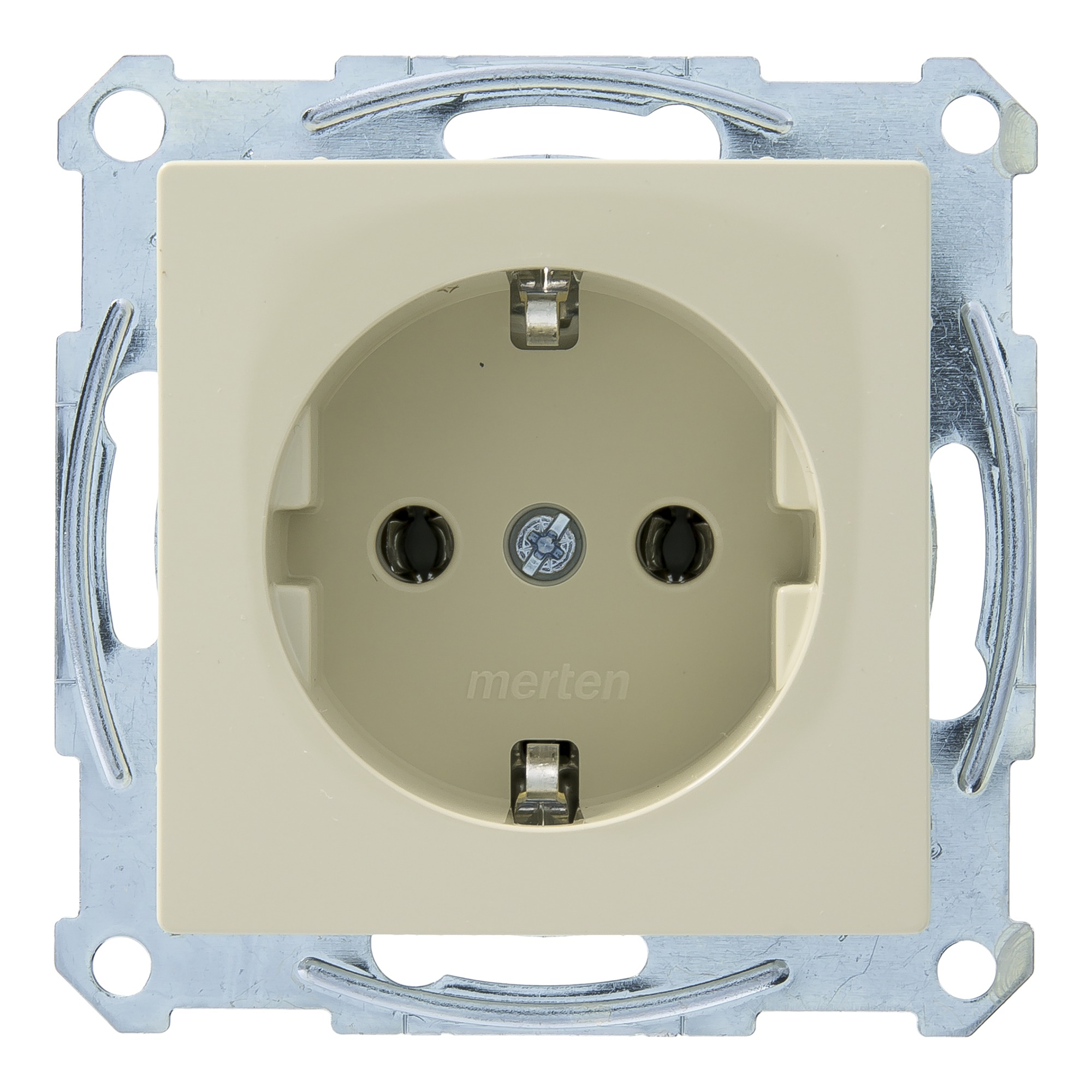 Merten Schneider System M Stopcontact Enkel Creme merten kopen in de aanbieding
