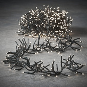 Luca Lightning clusterverlichting klasiek wit LED licht 5.6 m inclusief timer