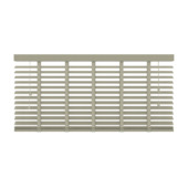 KARWEI houten jaloezie 50 mm leem (kleurnr. 945) 180x220 cm (bxh)