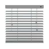 vtwonen houten jaloezie 50 mm grijs (kleurnr. 956) 60x180 cm (bxh)