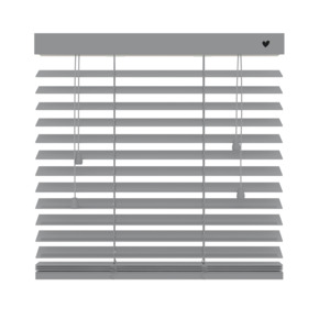 vtwonen houten jaloezie 50 mm grijs (kleurnr. 956) 60x180 cm (bxh)