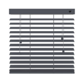 vtwonen houten jaloezie 50 mm basalt (kleurnr. 955) 60x180 cm (bxh)