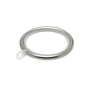 Gordijnring voor 28 mm gordijnroede RVS kleur 6 stuks