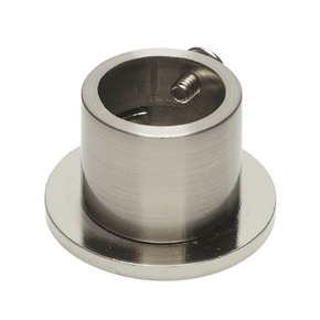 In de dag steun voor 20 mm gordijnroede RVS kleur 2 stuks