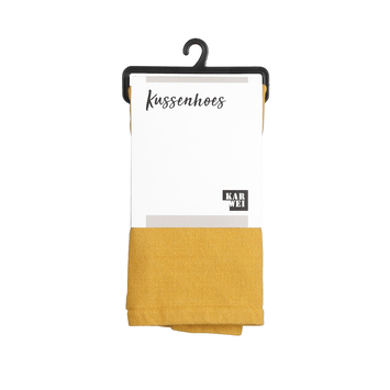 Kussenhoes James oker 45x45 cm