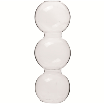 Vaas glas transparant 22,5 cm