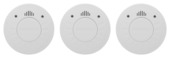 Smartwares Optische Rookmelder RM520 Inclusief 10 jaar lithium batterij 3-pack