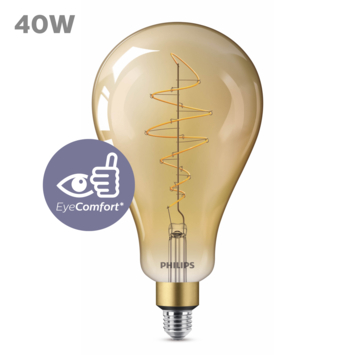 Zeep Rafflesia Arnoldi gaan beslissen Philips LED Giant peer E27 40W filament goud dimbaar kopen? alle-lampen |  Karwei