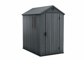 Keter tuinhuis Darwin 46 woodlook greyish kunststof 130 x 192 x 198 cm
