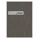Behangstaal textielbehang antraciet (dessin 112037)