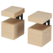 Clip Cube mini hout 2 stuks