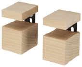 Clip Cube mini hout 2 stuks